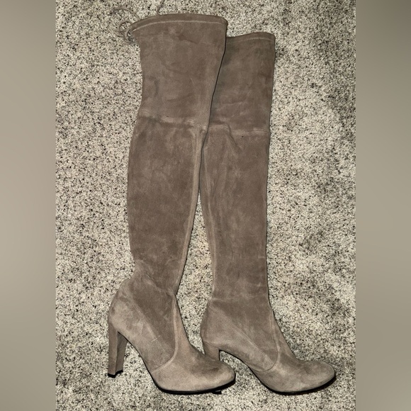 Stuart Weitzman Highland Boot Grey 8.5 - Picture 7 of 9